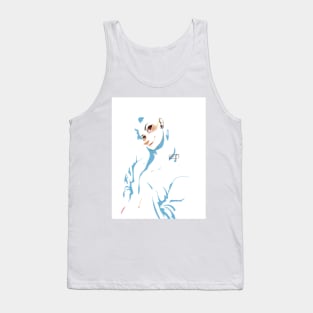 Abstract Mischievous Girl Tank Top